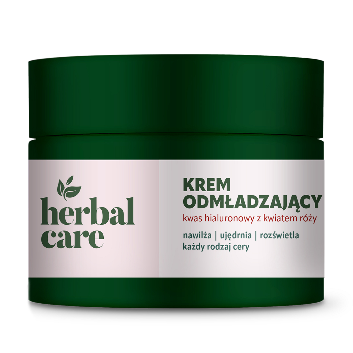 Омолоджувальний крем для обличчя Farmona Herbal Care Rejuvenating Cream з гіалуроновою кислотою та квітами троянди, 50 мл